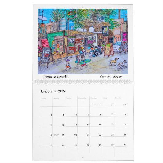 Life is better in Baja Calendar Kalender (Jan 2026)