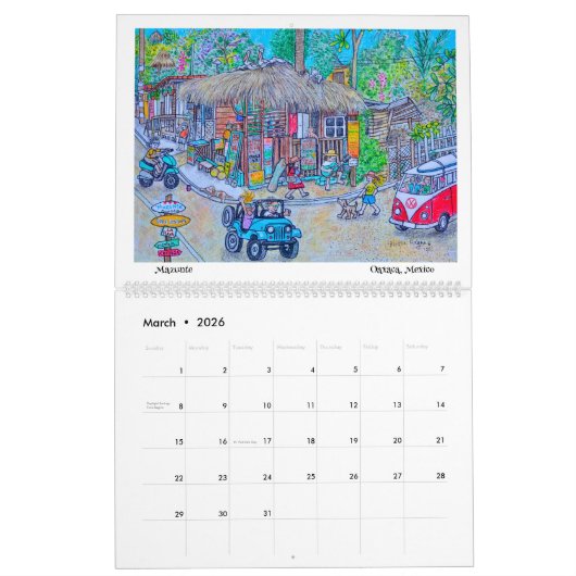 Life is better in Baja Calendar Kalender (Mar 2026)
