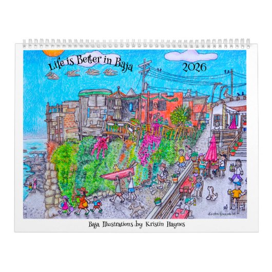 Life is better in Baja Calendar Kalender (Hoes)