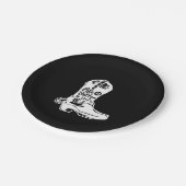 life is better in boots papieren bordje (Gekanteld)