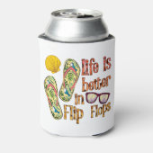 Life is Better in Flip | Summer Vibes Blikjeskoeler (Blikje Achterkant)