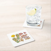 Life is Better in Flip | Summer Vibes Kartonnen Onderzetters (Insitu)