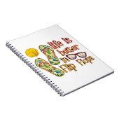 Life is Better in Flip | Summer Vibes Notitieboek (Rechterzijde)