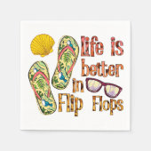 Life is Better in Flip | Summer Vibes Servet (Voorkant)