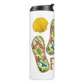 Life is Better in Flip | Summer Vibes Thermosbeker (Gedraaid links)