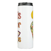 Life is Better in Flip | Summer Vibes Thermosbeker (Achterkant)