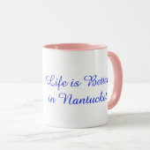 Life is Better in Nantucket Hydrangea Mug Mok (Voorkant rechts)