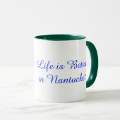 Life is Better in Nantucket Hydrangea Mug Mok (Voorkant rechts)