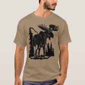 Life Is Better In The Adirondacks Moose T-shirt (Voorkant)