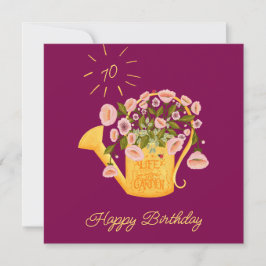 Life is better in the garden personalise card   bedankkaart