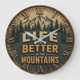 Life Is Better in the Mountains Hiking Camping  Grote Klok