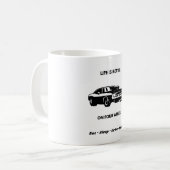 Life Is Better On Four Wheels Coffee Mug Koffiemok (Voorkant links)