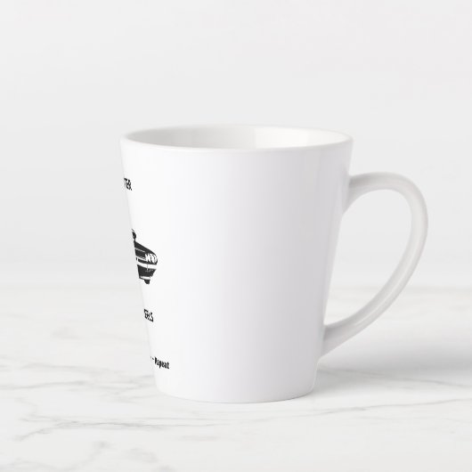 Life Is Better On Four Wheels Coffee Mug Latte Mok (Rechts)