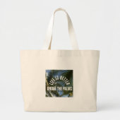 "Life is Better Under the Palms" Jumbo Tote Grote Tote Bag (Voorkant)