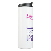 Life is Better Upside Down Aerial Yoga Thermosbeker (Gedraaid links)