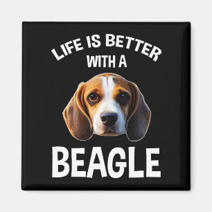Life is Better With A Beagle Magneet