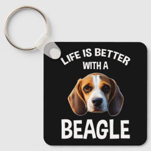 Life is Better With A Beagle Sleutelhanger