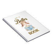 Life is Better with a Book Spiral Notebook Notitieboek (Rechterzijde)