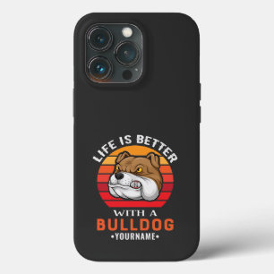Life is Better with a Bulldog Case-Mate iPhone Case