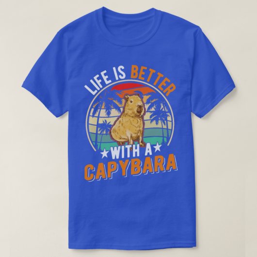 Life Is Better With A Capybara 9 T-shirt (Design voorkant)