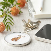 Life Is Better With a Cat – Cute Cat Lover Design Sleutelhanger (Zijkant)