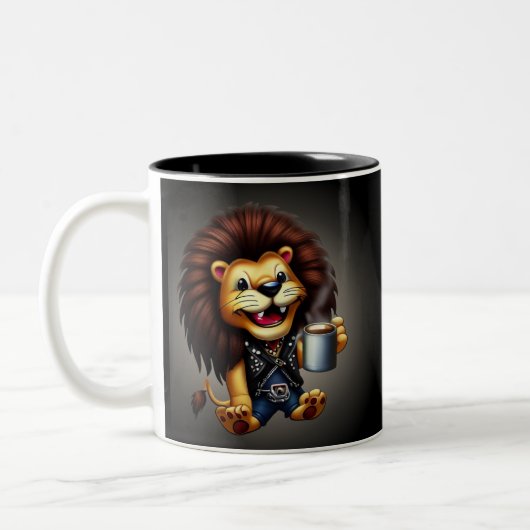 LIFE IS BETTER WITH A COFFEE, LION TWEEKLEURIGE KOFFIEMOK (Links)