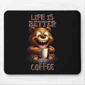 LIFE IS BETTER WITH A COFFEE MUISMAT (Voorkant)