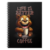 LIFE IS BETTER WITH A COFFEE NOTITIEBOEK (Voorkant)