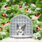 Life is Better with a Dog Sneeuwbol (Kerstmis)