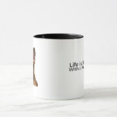 Life Is Better With a Frenchie Mug Mok (Midden)
