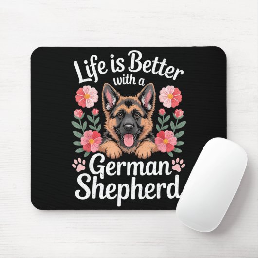 Life Is Better With A German Shepherd Dog Lover  Muismat (Met muis)