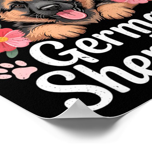 Life Is Better With A German Shepherd Dog Lover  Poster (Hoek)