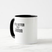 Life Is Better With a Golden Coffee Mug Mok (Voorkant links)