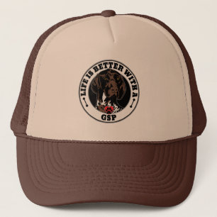 Life Is Better With A GSP Dog Breed Trucker Pet