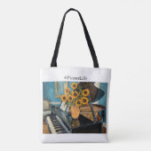 Life is better with a piano - awesome totebag! tote bag (Achterkant)
