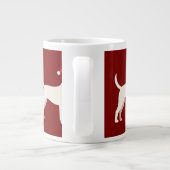 Life Is Better With a Wagging Tail – Cute Dog Mom Grote Koffiekop (Achterkant)