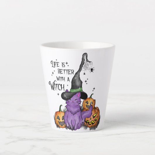 Life Is Better With A Witch Latte Mok (Voorkant)