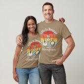 Life is Better with Bluegrass Music Banjo Fiddle P T-shirt (Unisex)