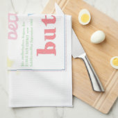 Life is better with butter - Buchcover Theedoek (Quarter Fold)