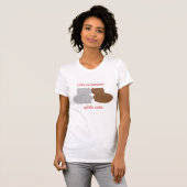 Life is Better with Cats Pink T-shirt (Voorkant volledig)
