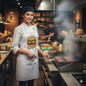 Life Is Better With cooking  Burger Apron Lang Schort
