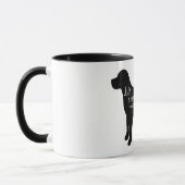 Life Is Better With Dogs Black and White Mok (Links)