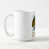 Life Is Better With Dogs Retro Sunset T-Shirt  Koffiemok (Links)