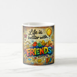 Life Is Better With Friends Mug Koffiemok