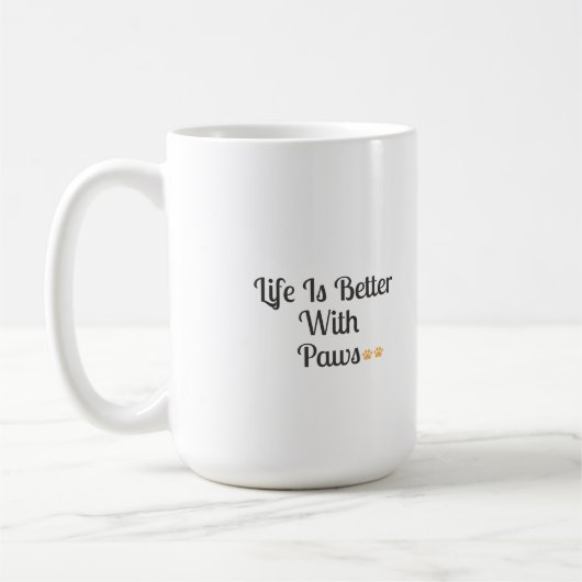 Life Is Better With Paws Koffiemok (Links)