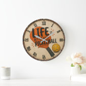 Life Is Better With Pickleball Paddle Grote Klok (Huis)