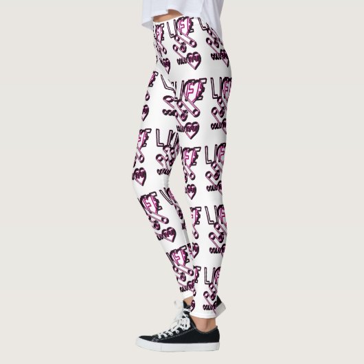 Life Is Colourful - Designerlogo Leggings (Links)