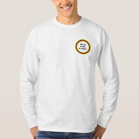 Life is een Circle T-shirt (Voorkant)