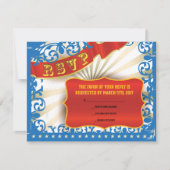 LIFE IS EEN CIRCUS Bat Bar Mitzvah uitnodiging (Voorkant)