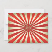 LIFE IS EEN CIRCUS Bat Bar Mitzvah uitnodiging (Achterkant)